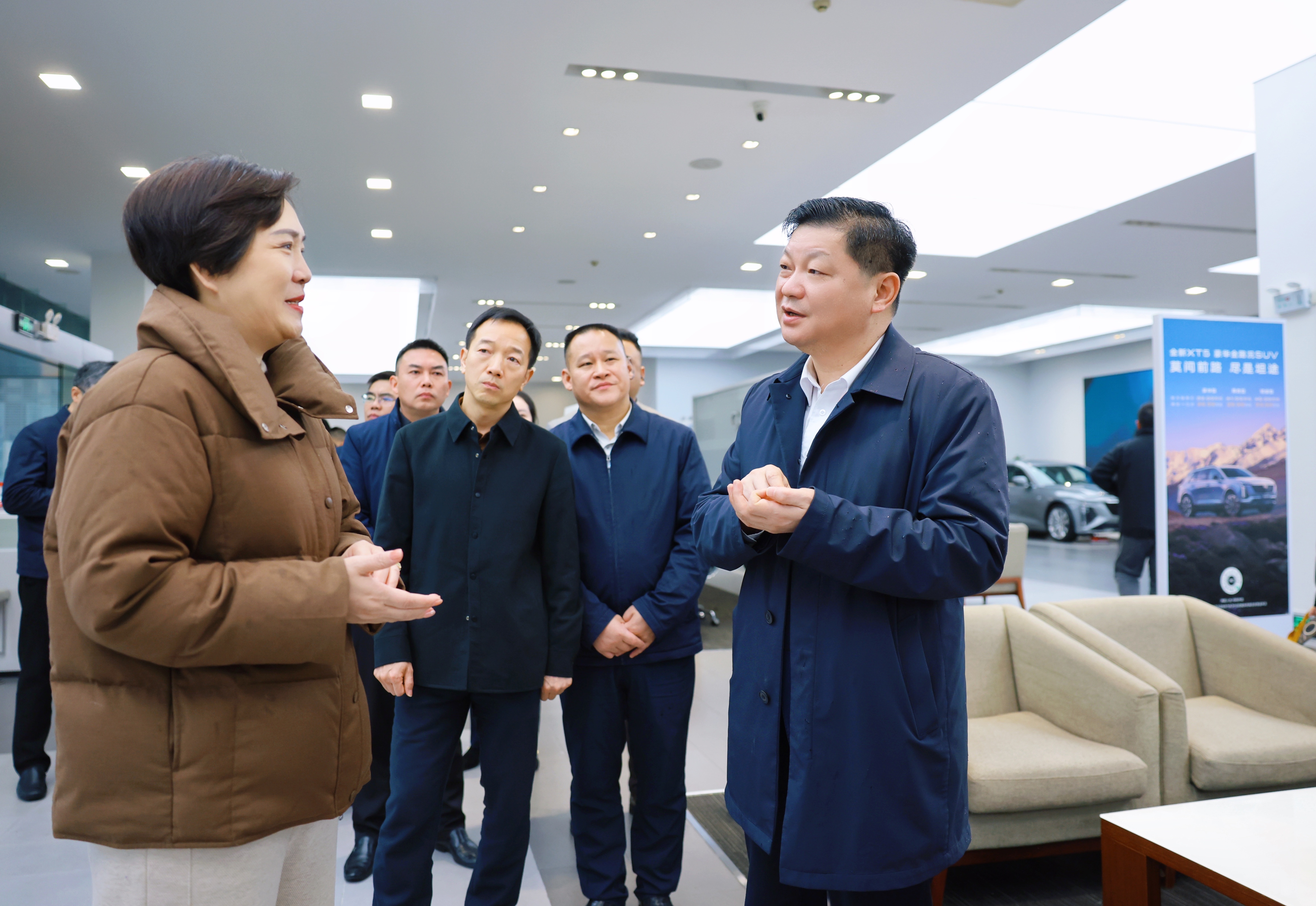 長沙縣委書記莅臨申湘汽車集團專題調研